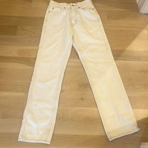 Urban outfitters white jeans! BDG high waisted cowboy Jean!